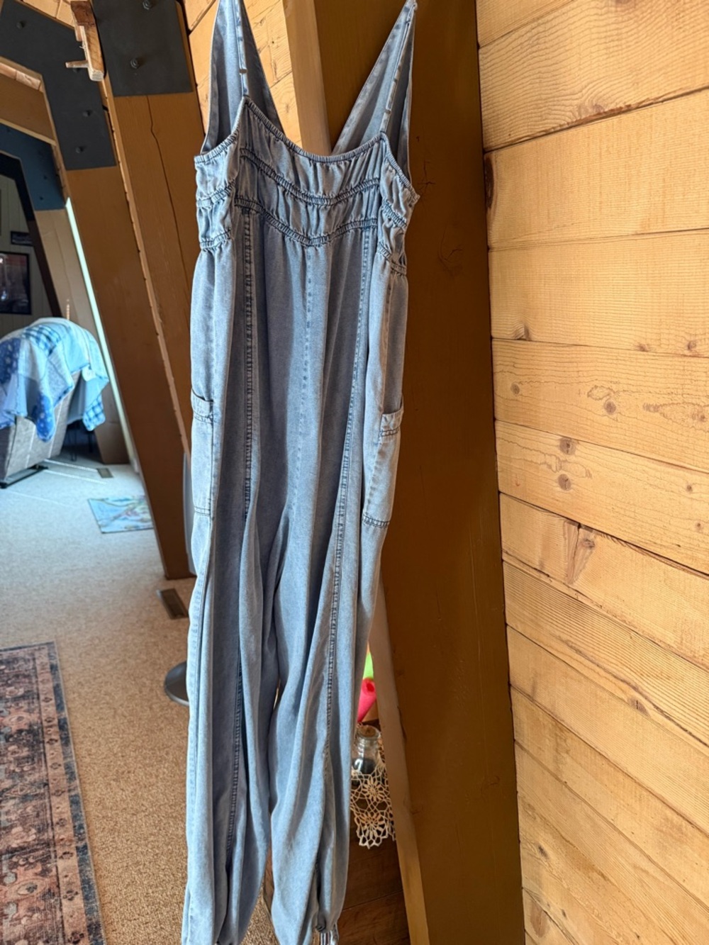 Light Blue Denim Romper Jumpsuit